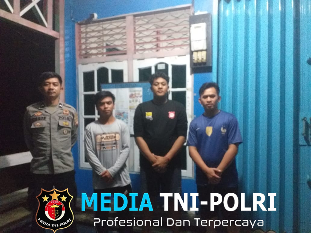 Antisipasi Gangguan Kamtibmas, Personil Polsek Menjalin Patroli Malam dan Sambangi Objek Vital