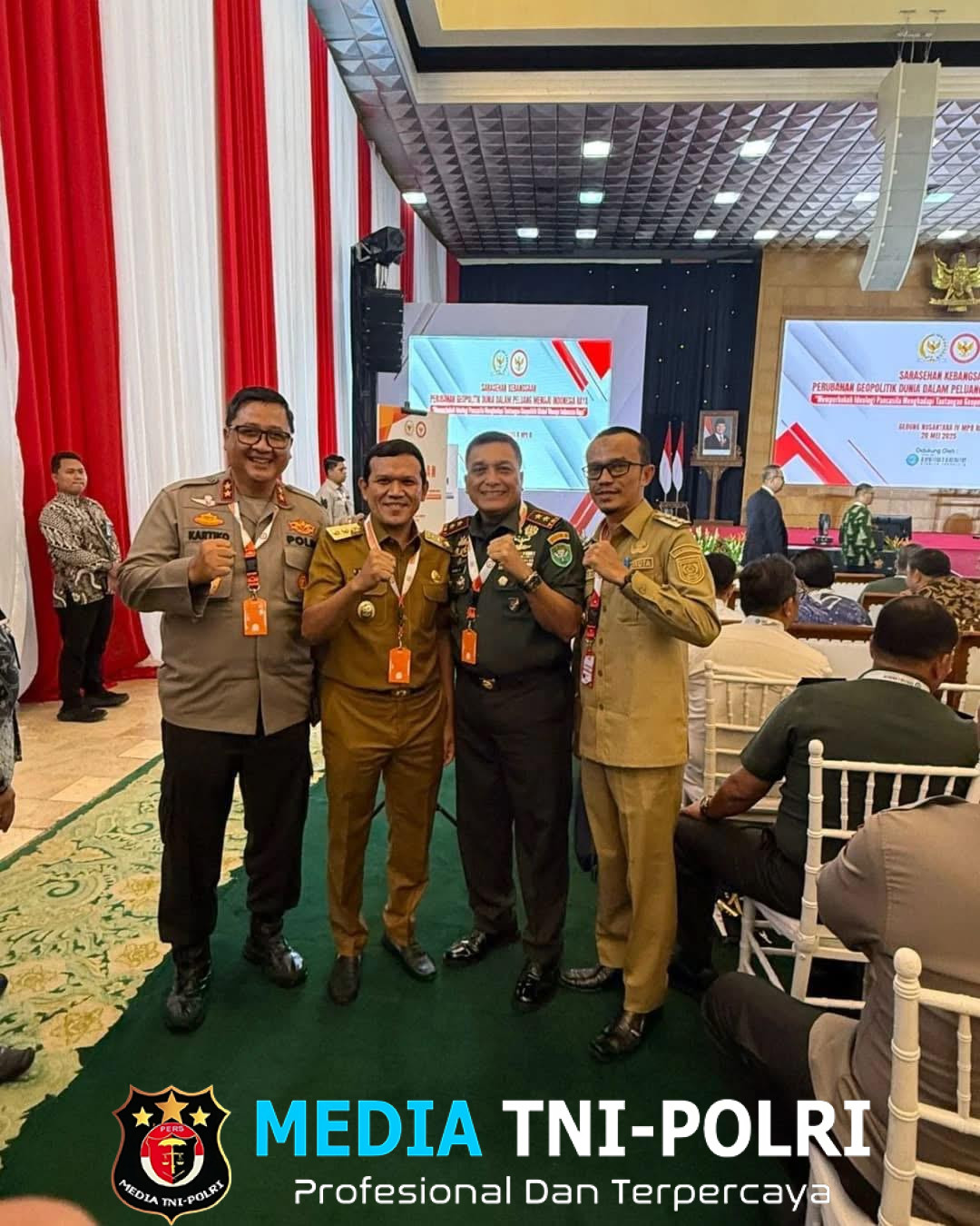 Pangdam IM Bersama Wagub dan Kapolda Aceh Hadiri Sarasehan Kebangsaan di Jakarta