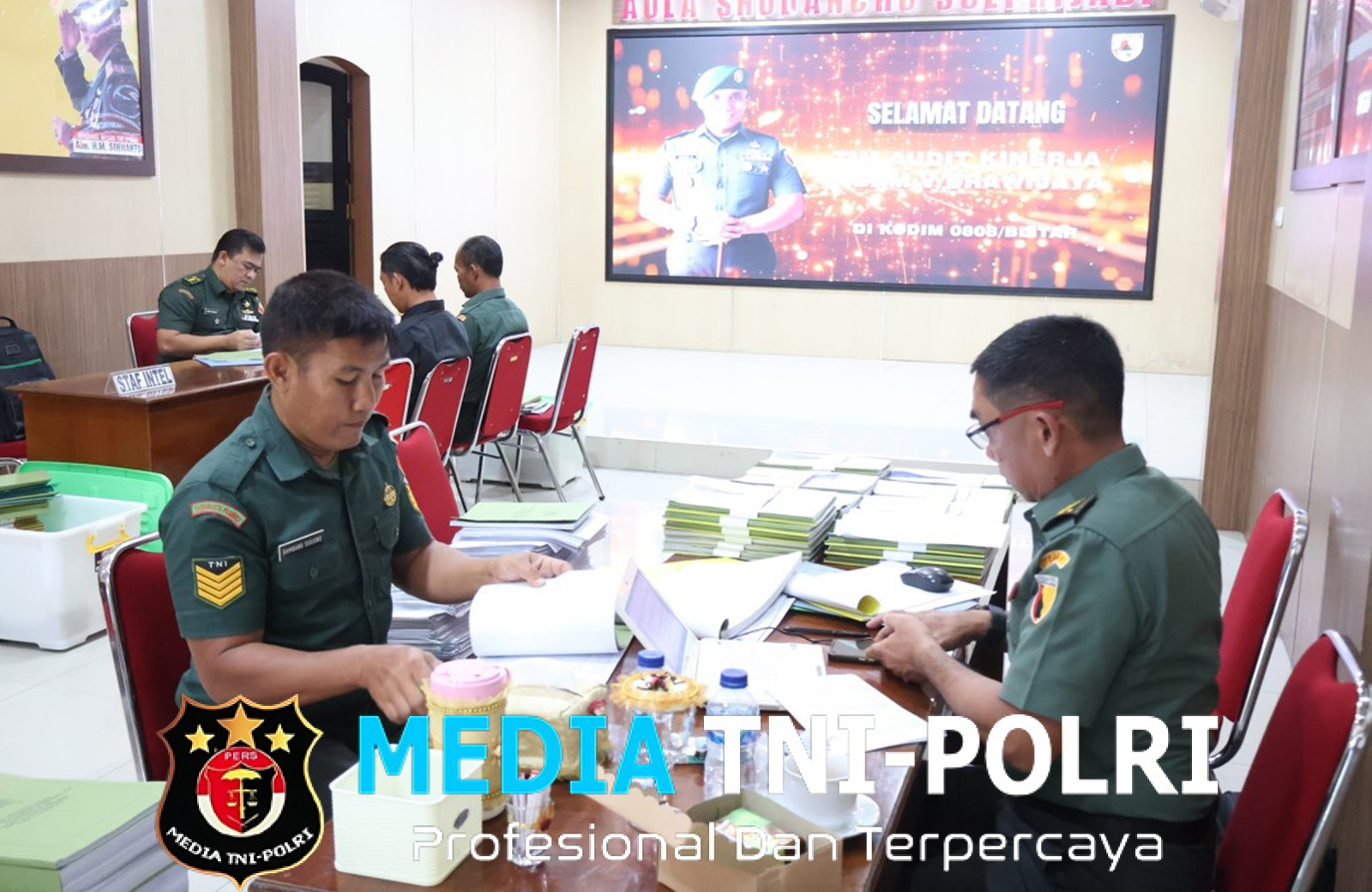 Kunjungan Tim Wasrik Itdam V/Brawijaya, Kodim 0808/Blitar Siap Tingkatkan Akuntabilitas