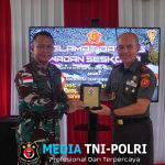 Wakil Komandan Sesko TNI dan Rombongan Pasis Laksanakan Kunjungan Kerja di Pos Aji Kuning Satgas Pamtas Yonarmed 11 Kostrad