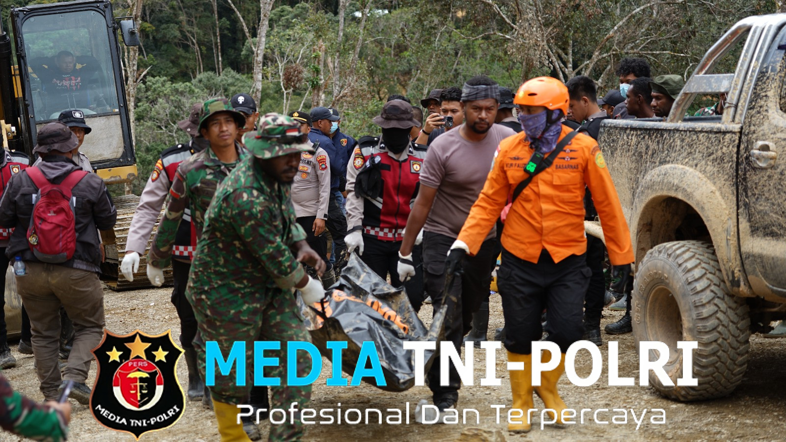 Hari Ke-5 Penanganan Banjir Bandang, Karo Ops Polda Papua Barat Tinjau Lokasi Bencana di Pegunungan Arfak