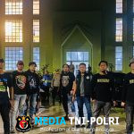 Polres Lampung Tengah Tetap Siaga Amankan Pengajian Akbar Meski Diguyur Hujan