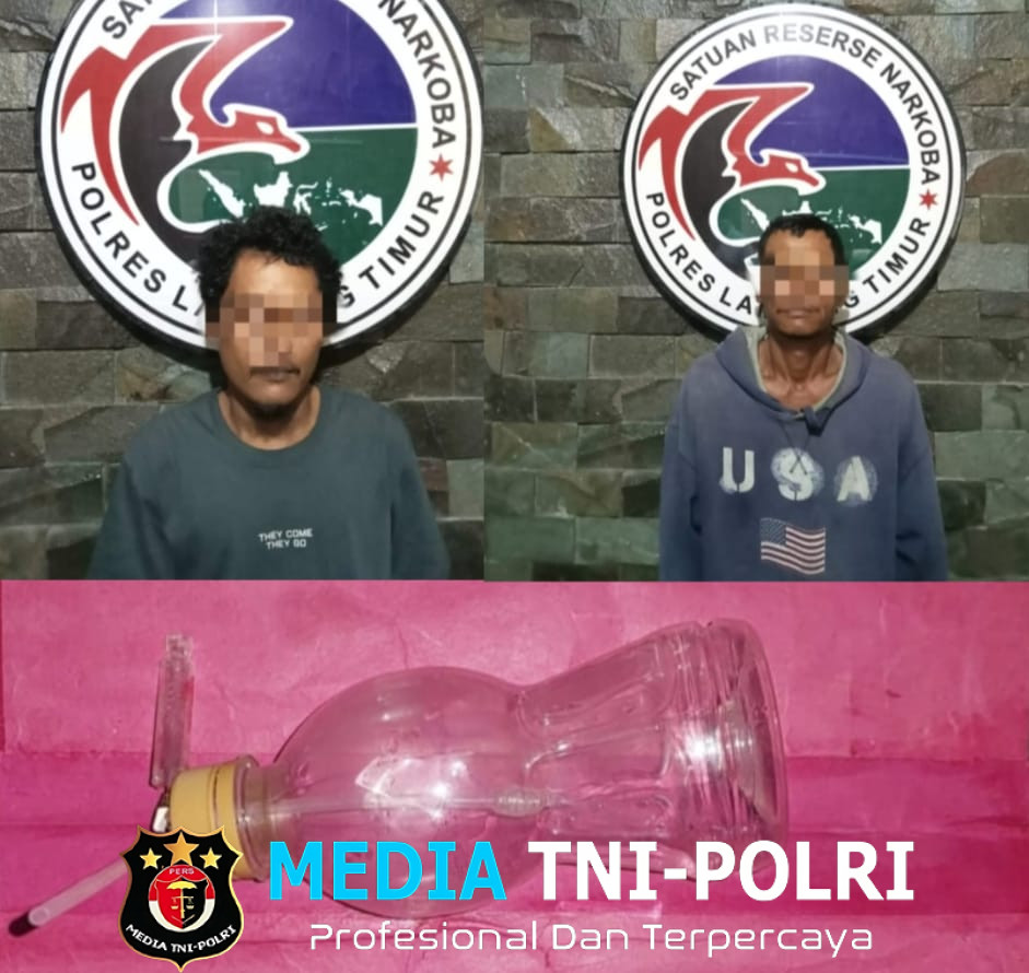 Penyalahgunaan Narkotika, 2 Warga Lamtim Ditangkap Polisi