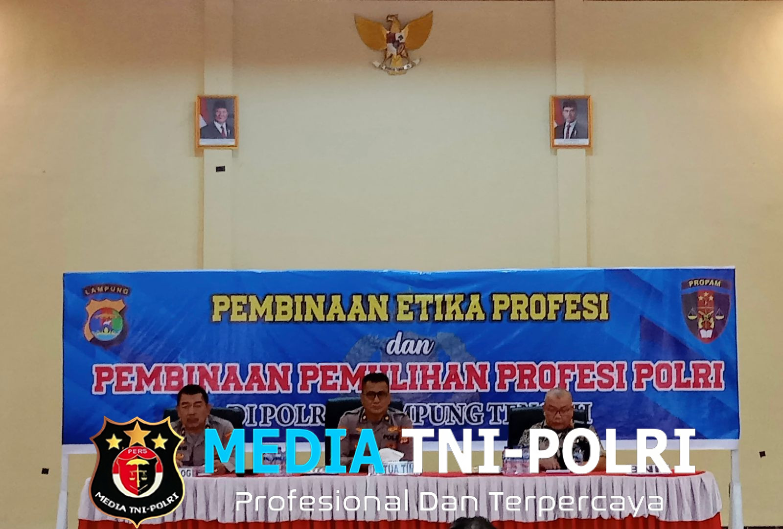 Bid Propam Polda Lampung Lakukan Pembinaan Etika Profesi dan Pemulihan Profesi Polri di Polres Lampung Tengah