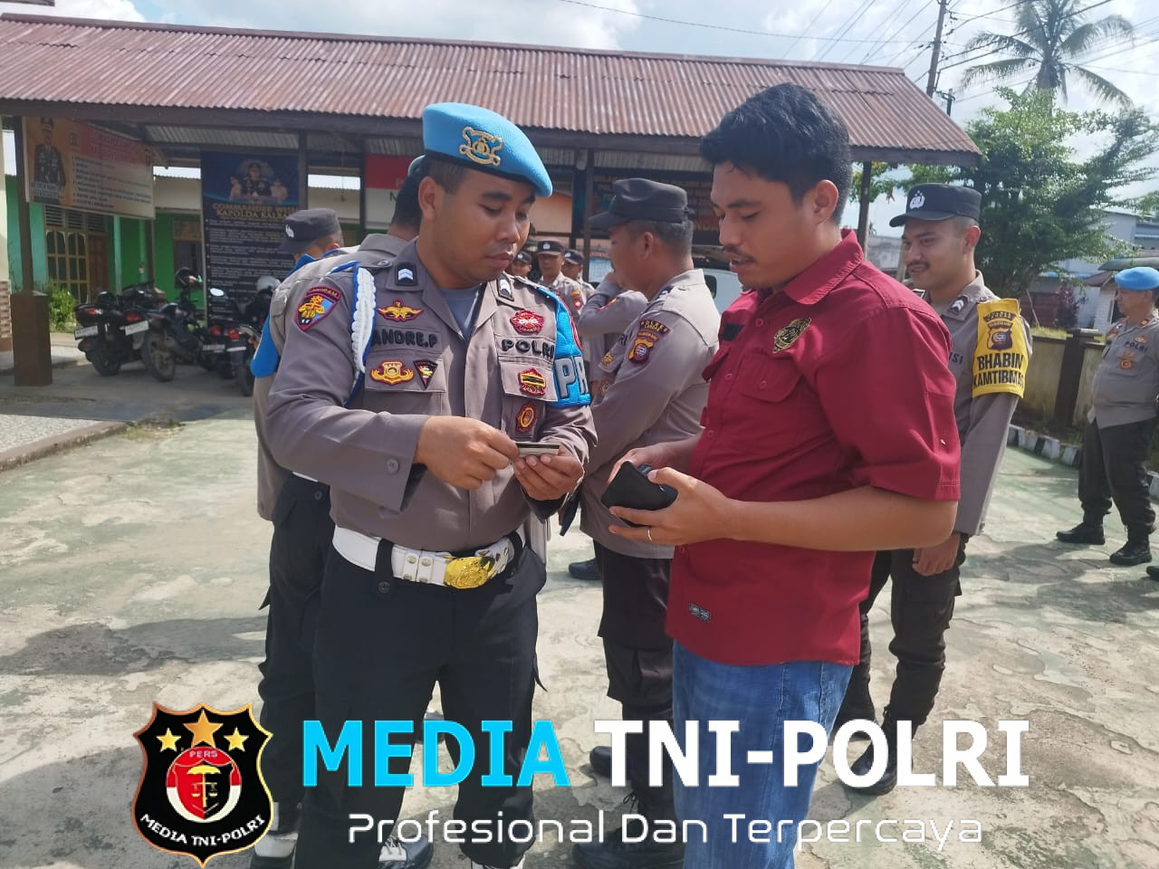 Propam Polres Landak Laksanakan Kegiatan Gaktiblin di Polsek Mempawah Hulu