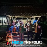Gelar Patroli Dialogis, Bhabinkamtibmas Polsek Pulau Panggung Monitoring Ronda Malam di Ulu Belu Tanggamus