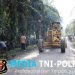 TMMD ke-124 Kodim 0320 Dumai Pengerasan Jalan Sukajadi Capai 90 Persen di Hari ke-18