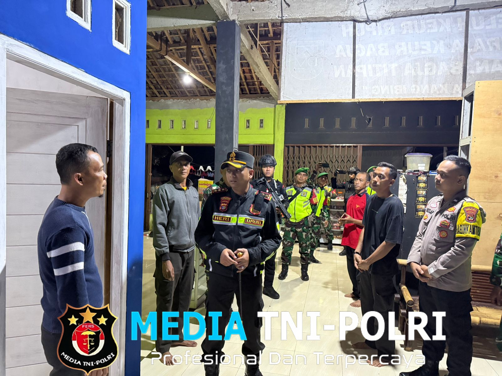 TNI-Polri Gencarkan Patroli Gabungan Jelang PSU Pilbup Pesawaran, Kawal Keamanan Hingga TPS