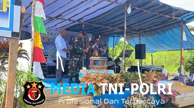 Bersama Jaga Kerukunan, Satgas Yonif 131/Brajasakti Hadiri Peresmian Gereja GBI di Perbatasan Papua