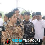 Wujud Dukungan TNI AL Pada Program Pemerintah Danlanal Cirebon Sambut Kunjungan Kerja Wapres RI di Indramayu