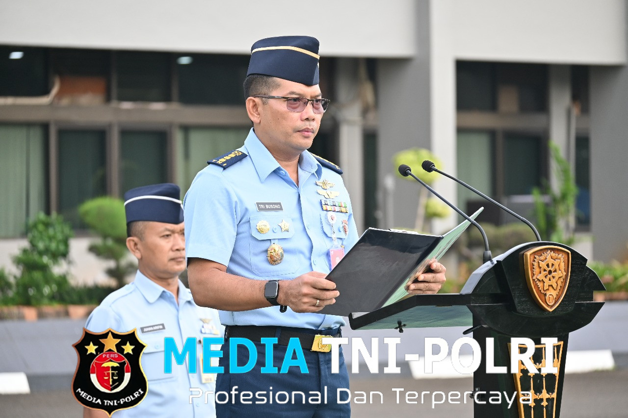 Cinta NKRI, Koops Udara I Laksanakan Upacara Bendera