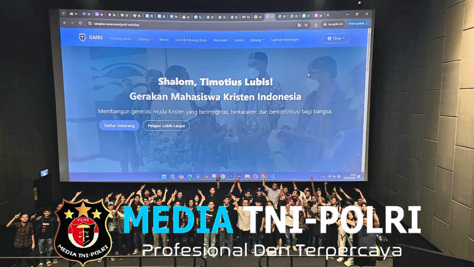 Timotius Lubis Si Caketum UMKM, Luncurkan Prototipe Website Canggih GMKI