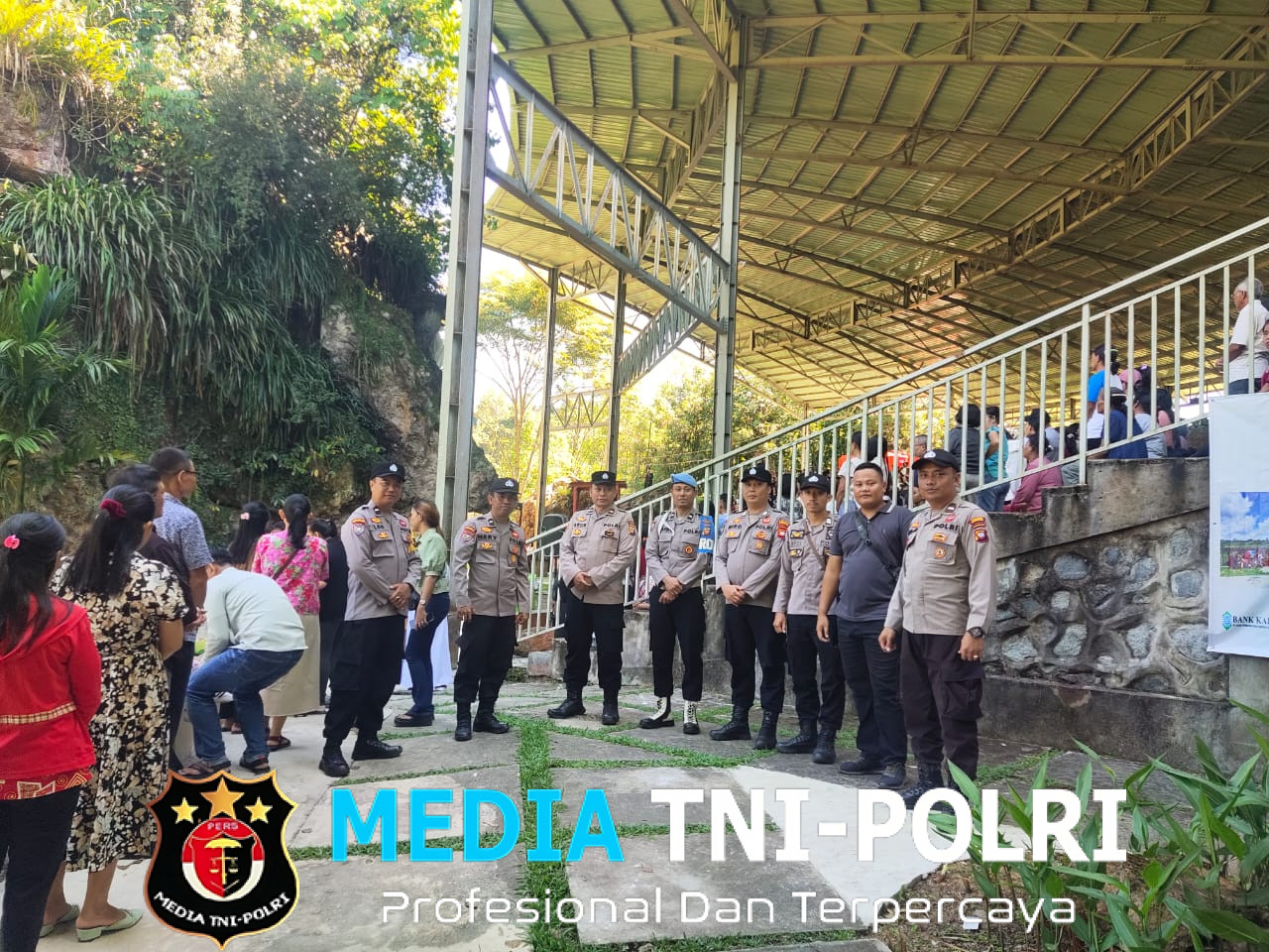 Penutupan Bulan Maria Polsek Menyuke Lakukan Pengamanan