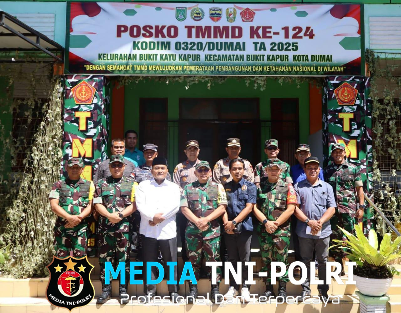 Kasdam I/BB Dampingi Tim Wasev TNI AD Tinjau TMMD di Dumai, Wairjenad Apresiasi Perkembangan di Lapangan