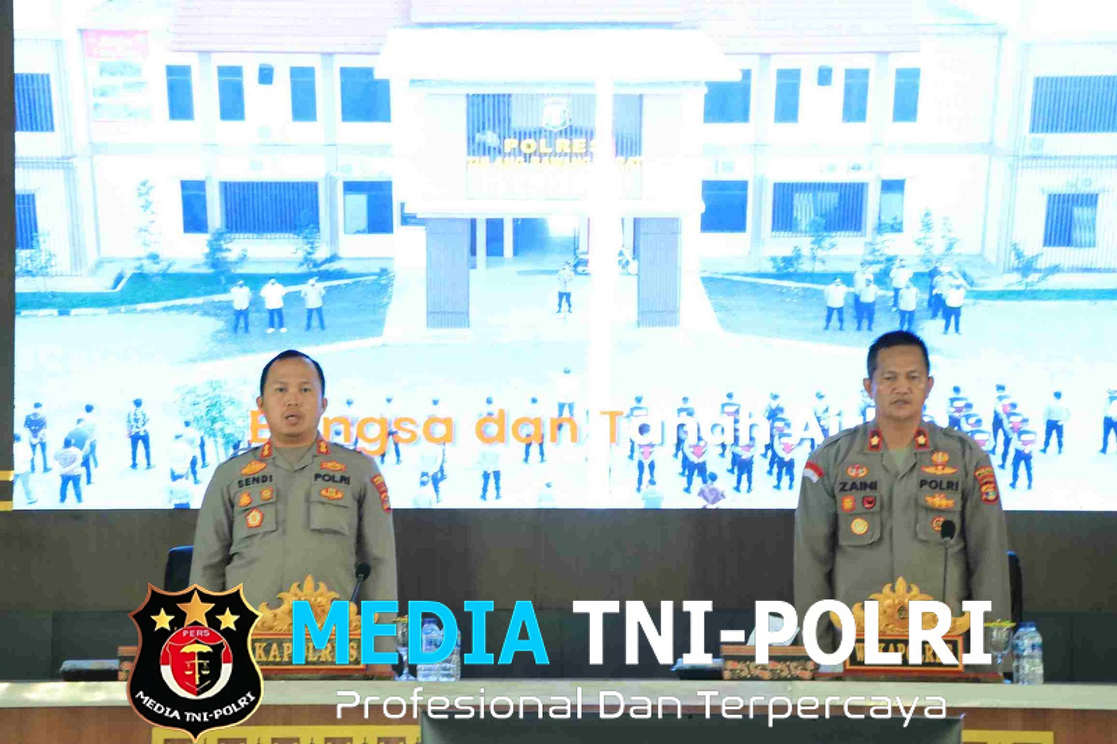 Kapolres Pimpin Langsung Pelaksanaan Gelar Operasional Bulanan Dan Anev Polres Tulang Bawang Barat Untuk Evaluasi Kinerja Jajaran