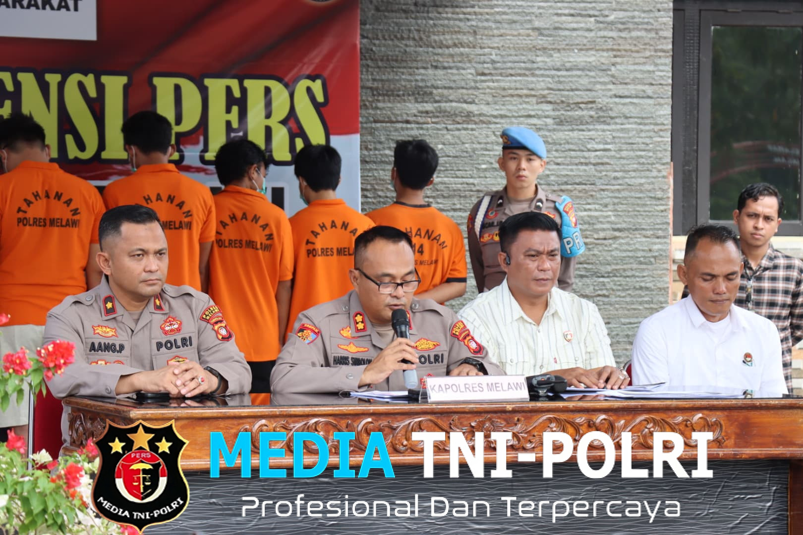 Kapolres Melawi Ajak Rekan Media Jaga Melawi Kondusif