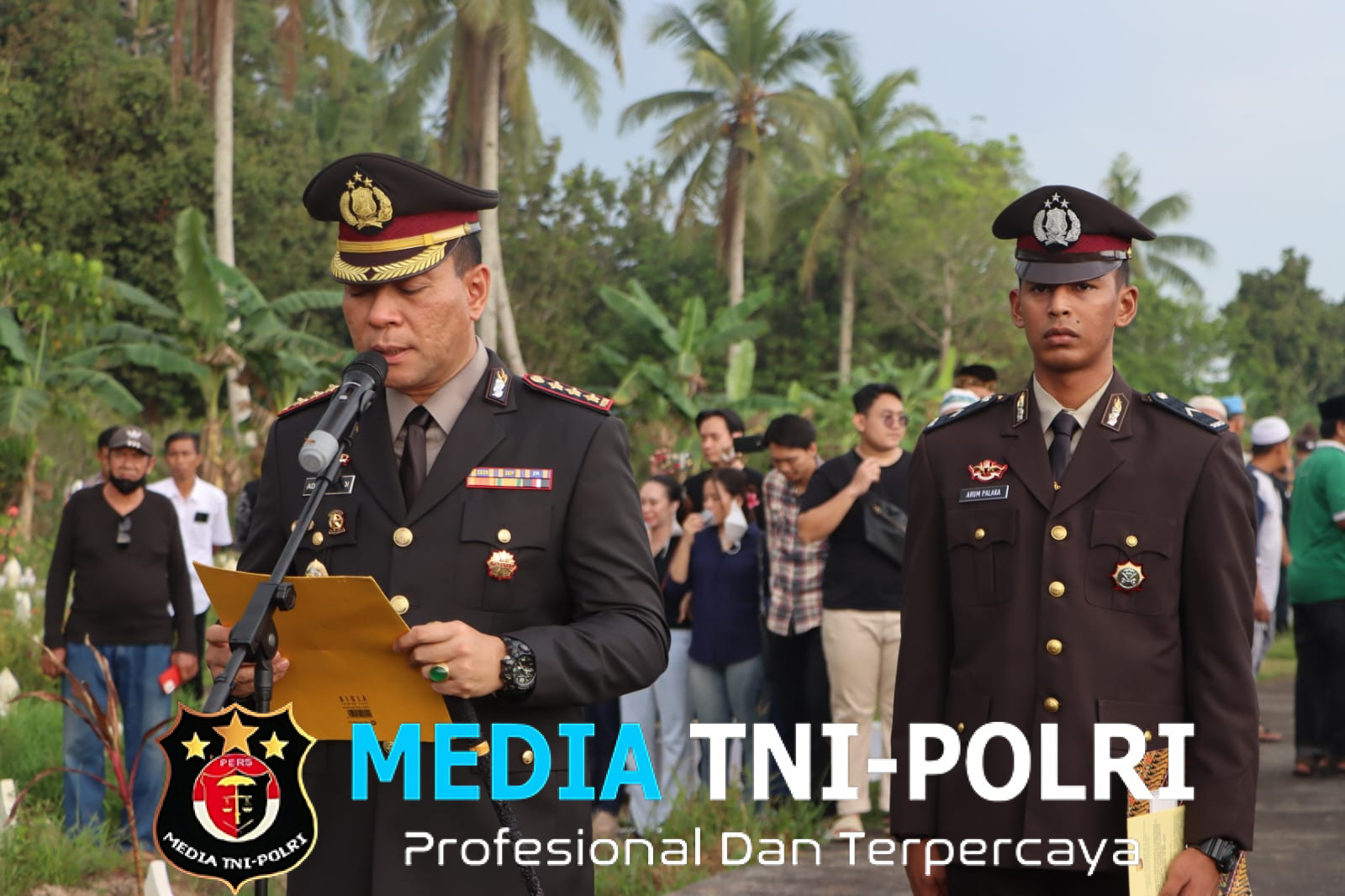 Kapolresta Pontianak Pimpin Apel Persada untuk Almarhum Aiptu Lijar Gotama