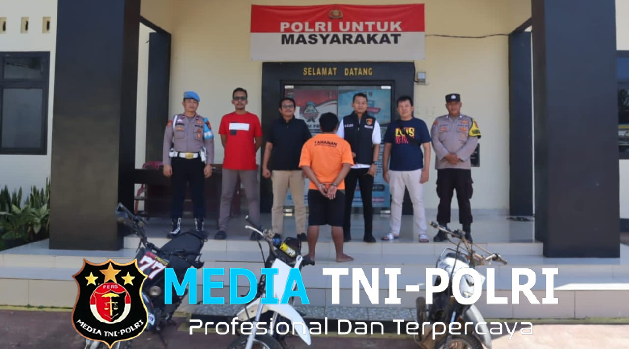 Dibackup Tekab 308 Presisi Polres Tanggamus, Polsek Pulau Panggung Tangkap Pelaku Curanmor di Air Naningan