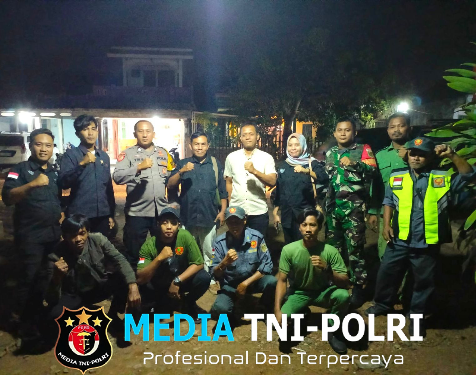 Sinergi TNI-Polri Polsek Trimurjo, Ajak Masyarakat Jaga Kamtibmas Bersama