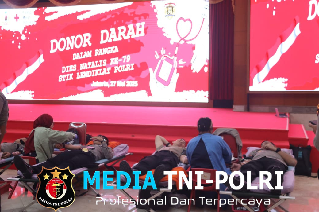 STIK Lemdiklat Polri Gelar Donor Darah Sambut Dies Natalis ke-79