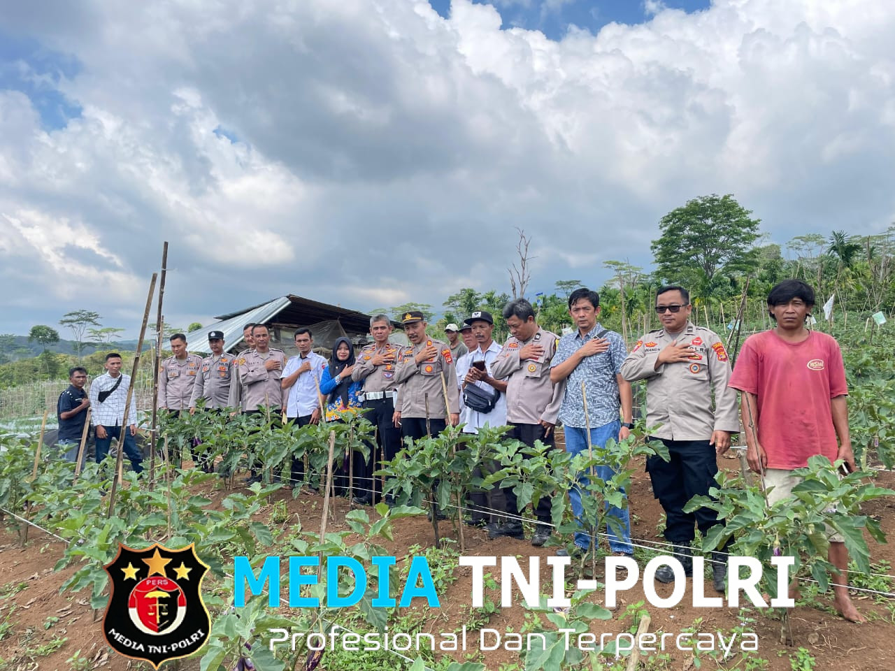 Dukung Ketahanan Pangan, Polres Lampung Utara Lombakan Pekarangan Pangan Bergizi