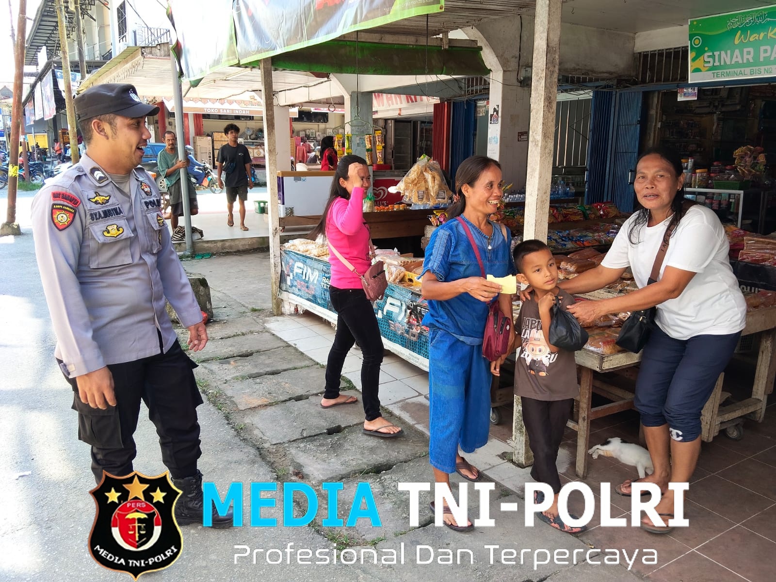 Petugas Mengingatkan Apabila Ada Mendengar dan Melihat Suatu Tindak Kejahatan Untuk Segera Melaporkan