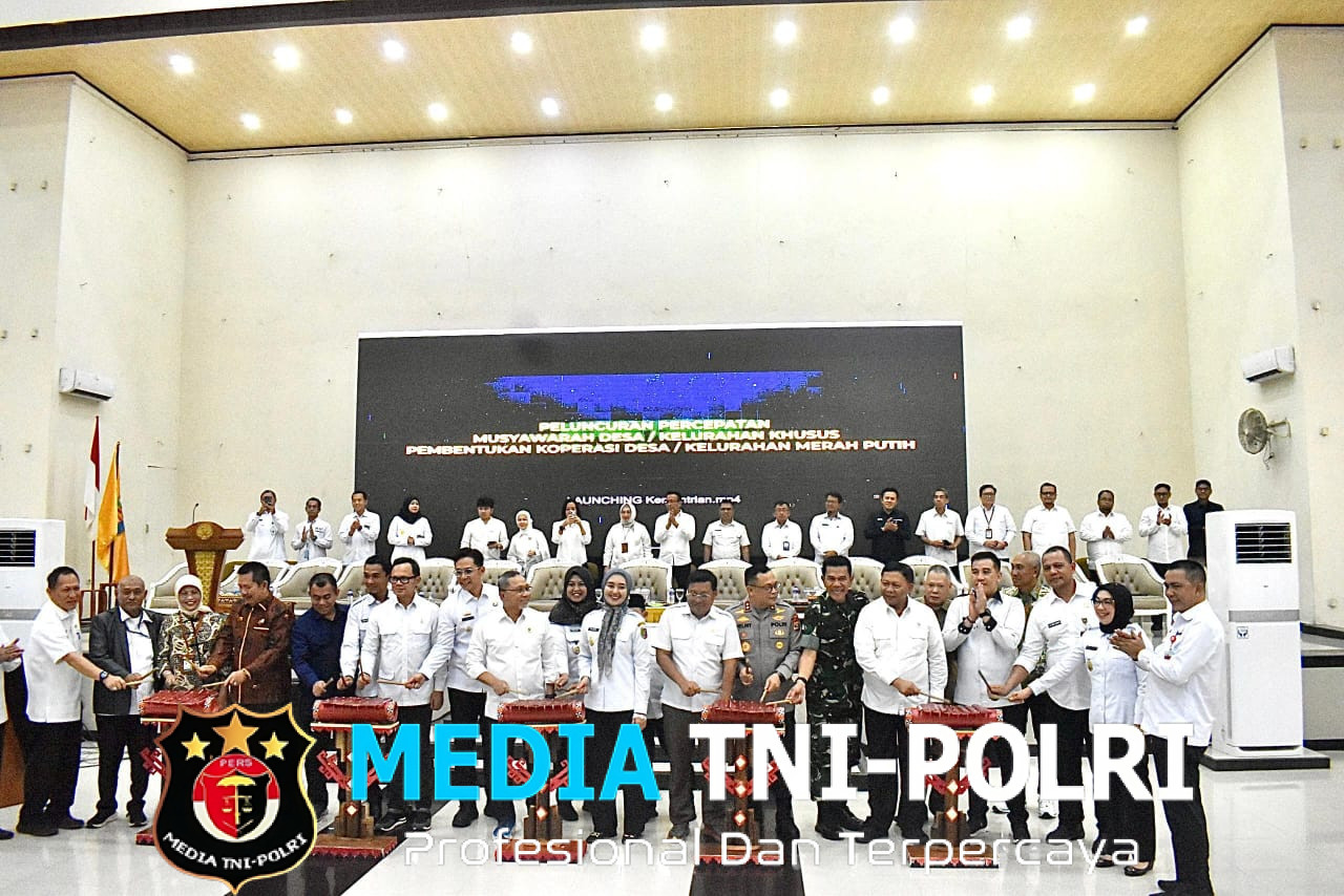 Danrem 043/Gatam Siap Dukung Percepatan Pembentukan Koperasi Desa/Kelurahan Merah Putih di Provinsi Lampung