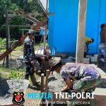 Wujud Toleransi dan Kepedulian, Satgas Yonif 131/Brajasakti Bantu Bangun Gereja di Perbatasan Papua