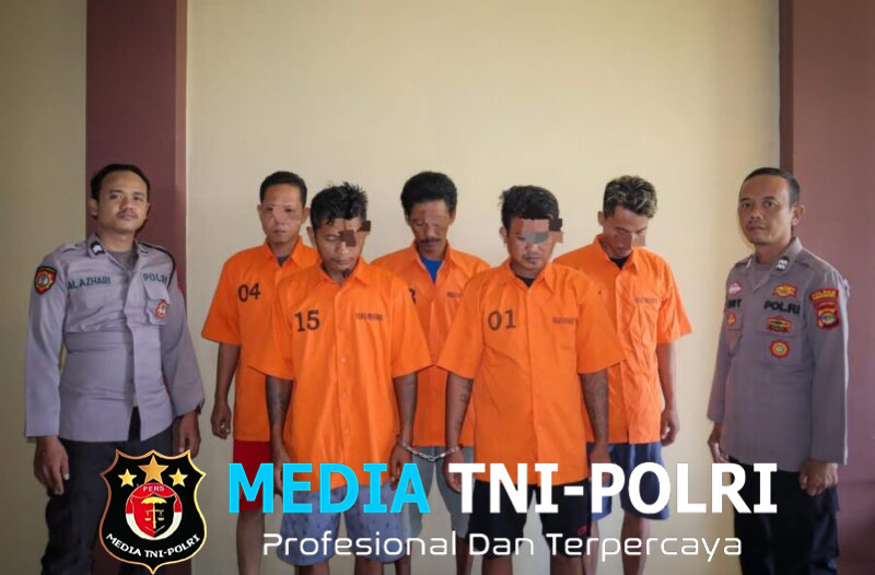 Berkas P21, Lima Warga Podomoro Pelaku Judi Dilimpahkan ke Kejari Pringsewu