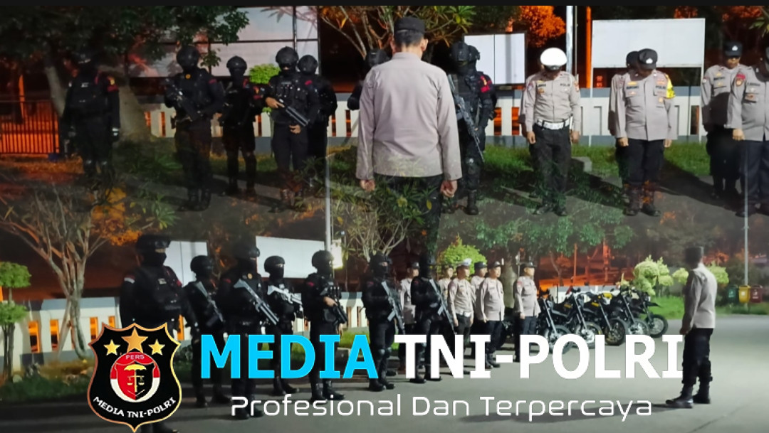 Apel Operasi Cipta Kondisi Digelar Polsek Cikarang Selatan, Libatkan Anggota Brimob