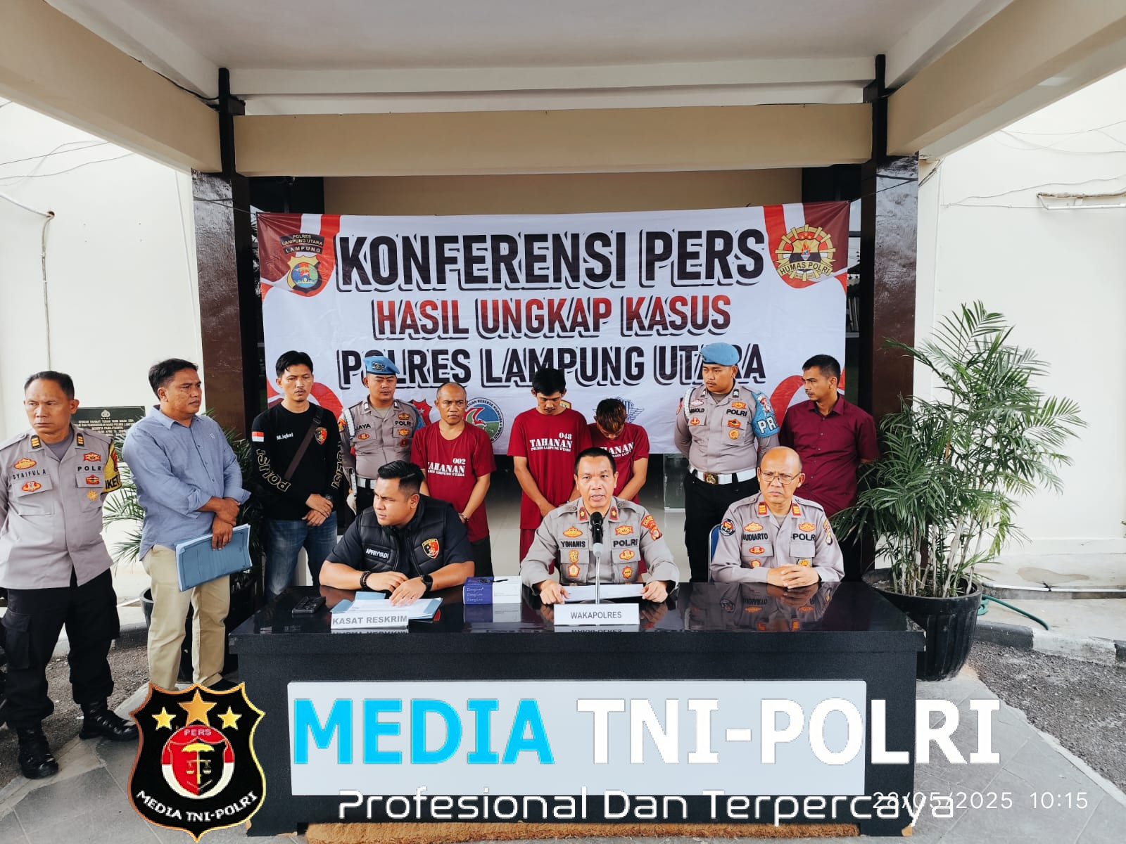Satu Pekan, Jajaran Polres Lampung Utara Berhasil Mengungkap Kasus 3C