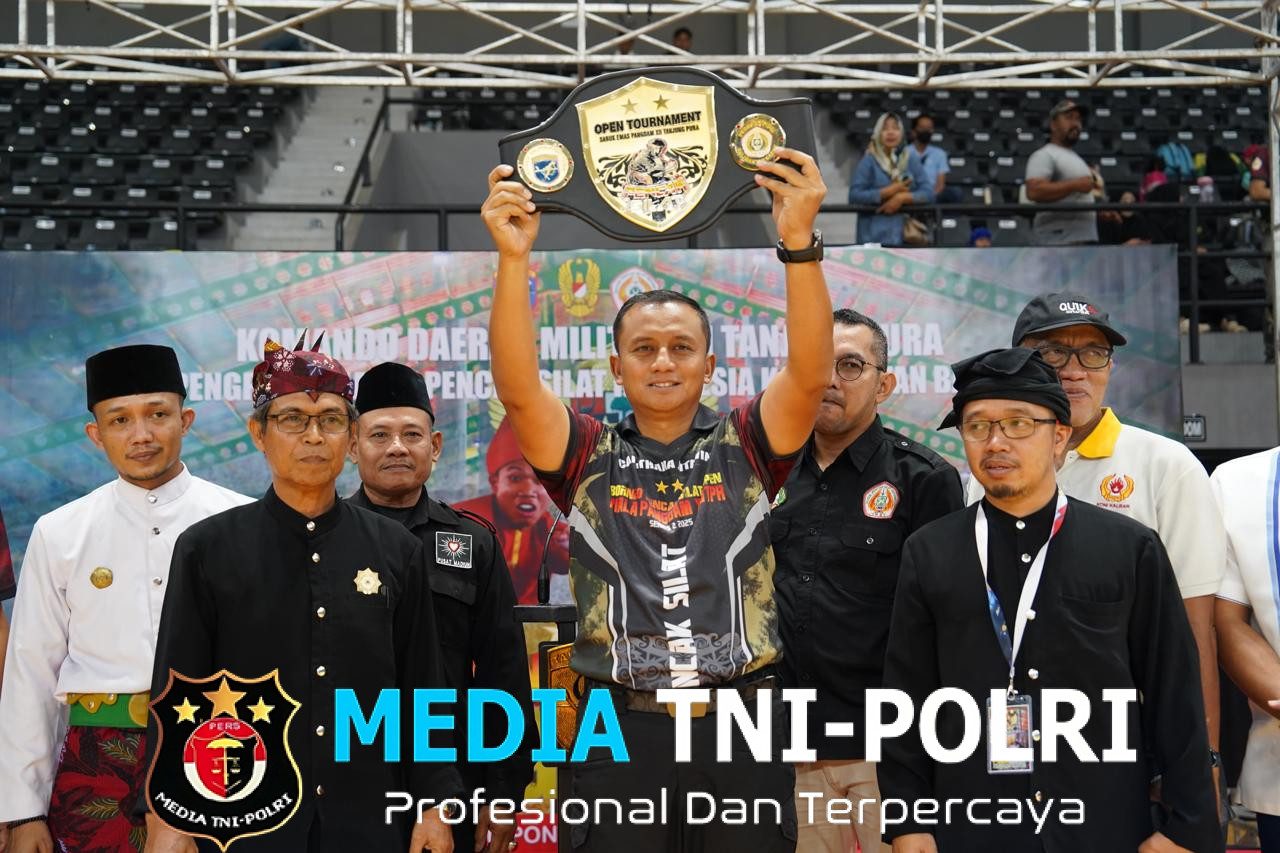 Kasdam XII/Tpr Buka Resmi Kejuaraan Piala Pangdam XII/Tpr Borneo Open Pencak Silat Seri II 2025