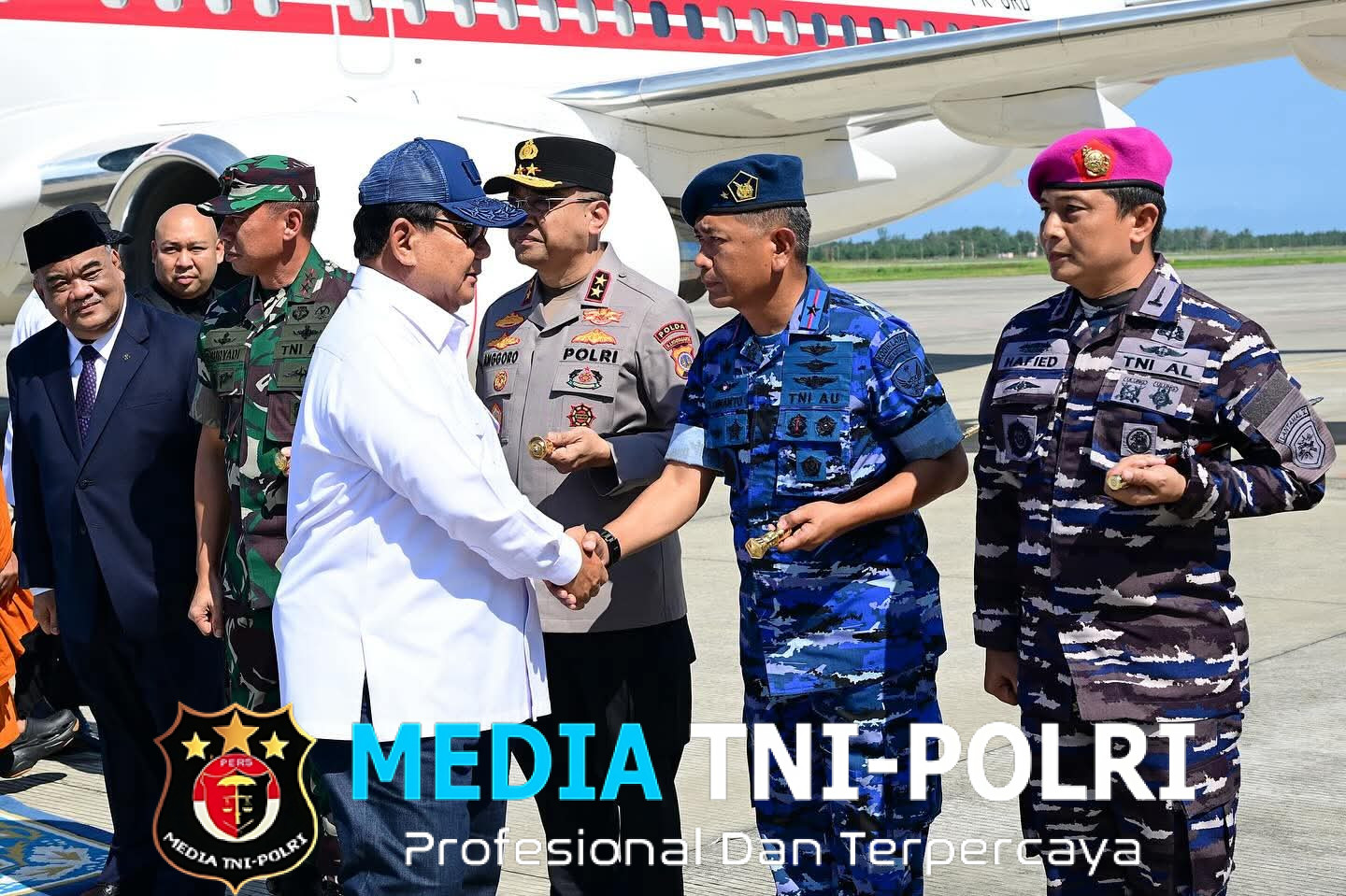 Presiden Prabowo Tiba di Yogyakarta, Sambut Langsung Presiden Macron untuk Tinjau Akmil Magelang