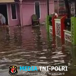 Polres Tanggamus dan BPBD Dentifikasi Banjir Rob di Pesisir Kota Agung