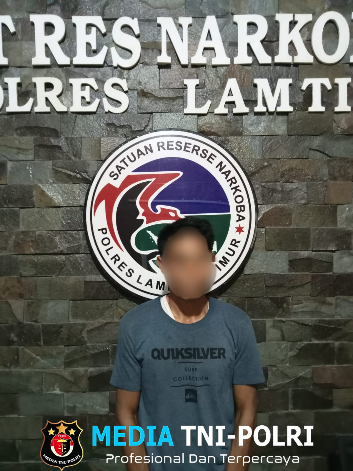 Gencar Berantas Narkoba, Polres Lampung Timur Kembali Amankan Seorang Pria