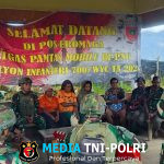 Satgas TNI di Pos Eromaga Mengukuhkan Kebersamaan dengan Ibadah Mingguan Bersama Warga Kristen Kampung Eronggobak