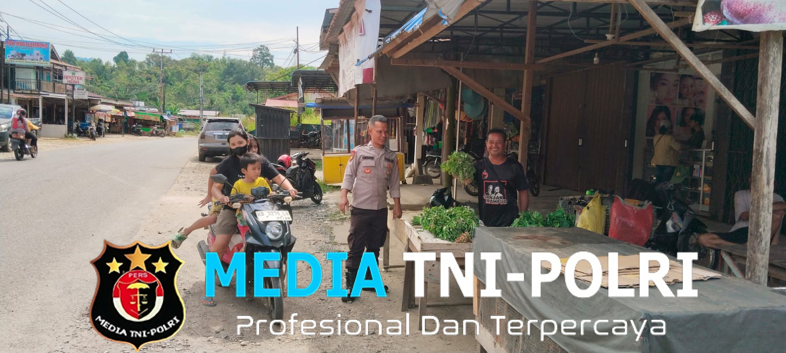 Temui Warga Saat Patroli Siang di Hari Libur, Ini Pesan Anggota Polsek Sengah Temila