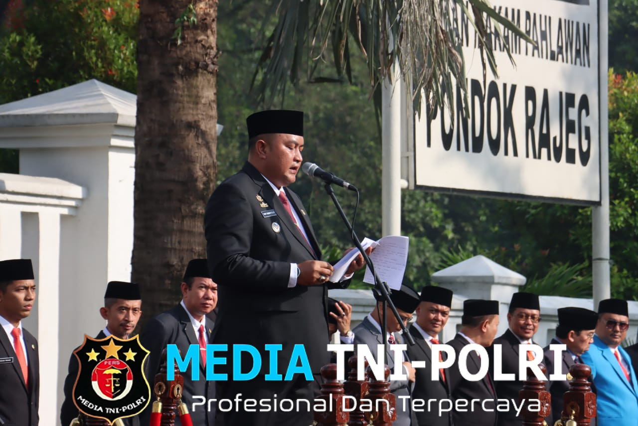 Kapolres Bogor Mengikuti Kegiatan Peringatan Hari Lahir Pancasila dan Hari Jadi Bogor ke-543, di TMP Pondok Rajeg