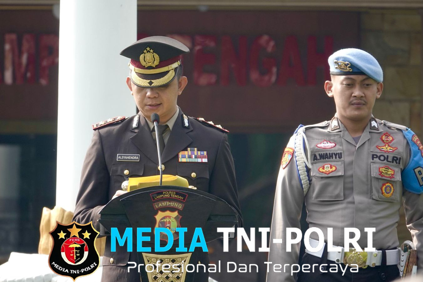 Polres Lampung Tengah Gelar Upacara Peringatan Hari Lahir Pancasila ke-80 Tahun 2025