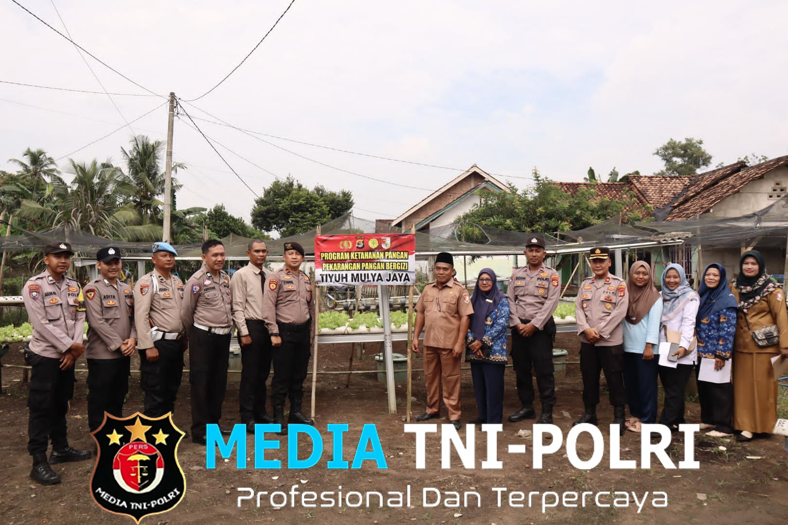 Dukung Ketahanan Pangan, Polres Tulang Bawang Barat Lombakan Pekarangan Pangan Bergizi