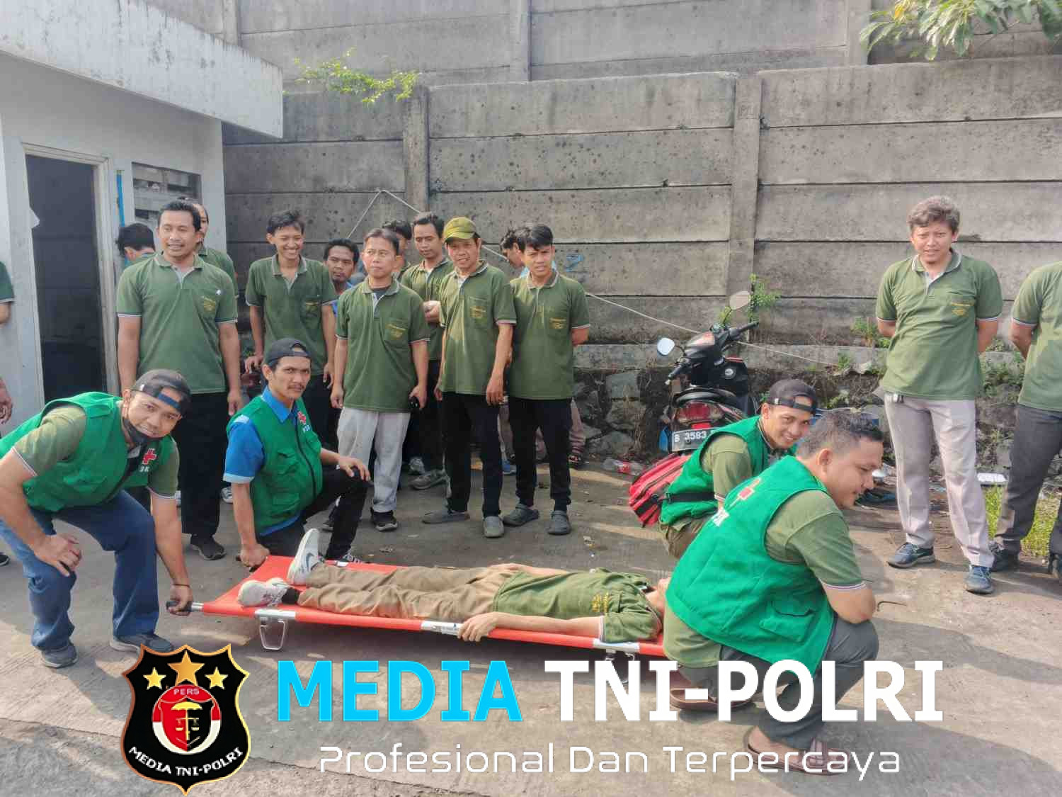 PT Malindo Irfan Adakan Simulasi Saat Terjadi Kebakaran