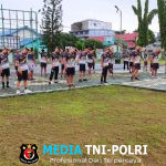 Jaga Kebugaran,Personil Kodim 1015/Sampit Laksanakan Olahraga Bersama