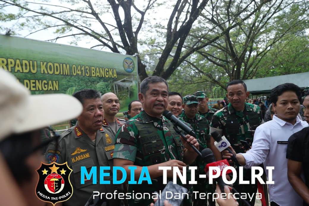 Kasad Apresiasi Inovasi Ketahanan Pangan di Bangka Botanical Garden