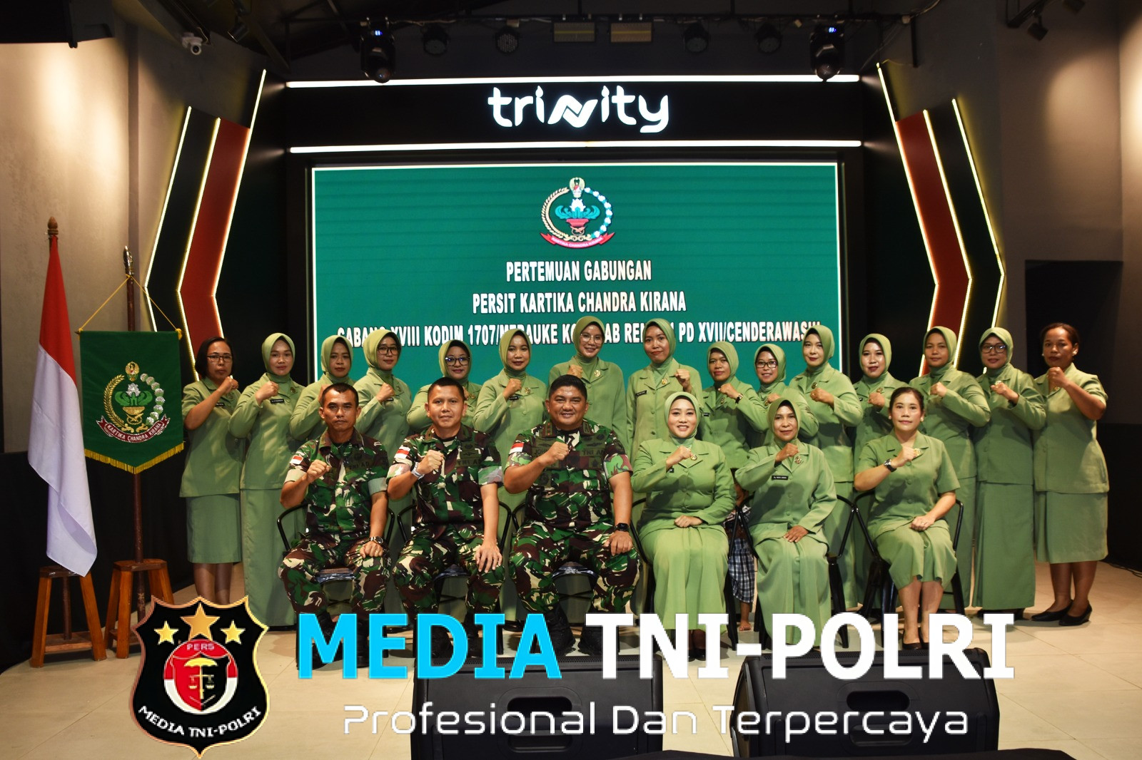 Air Mata Haru dan Semangat Nasionalisme Warnai Pertemuan Persit di Merauke