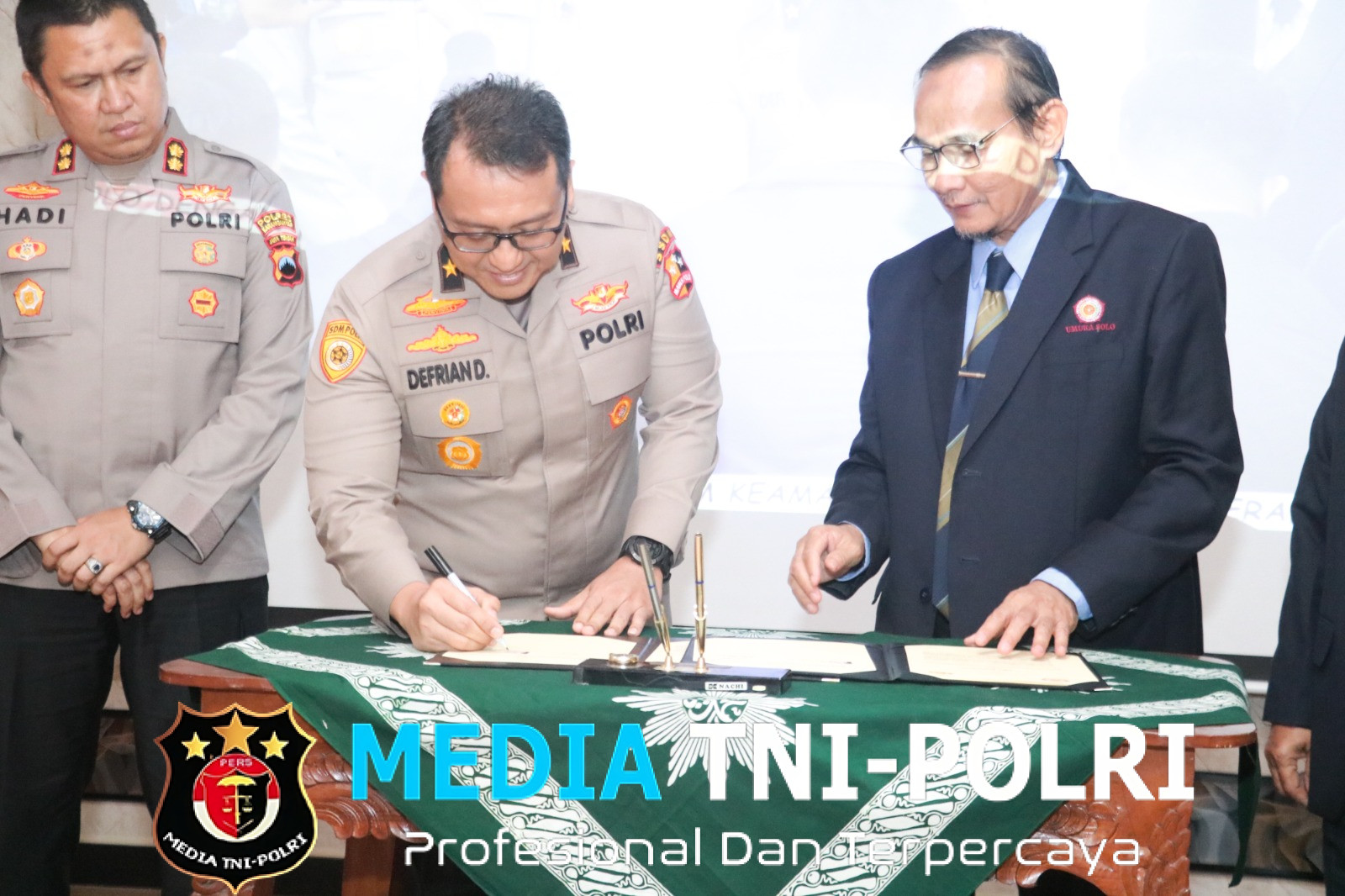 Teken MOU dengan UMUKA, Wujud Komitmen Polri Dalam Mendukung Program 4 Asta Cita Pemerintah RI