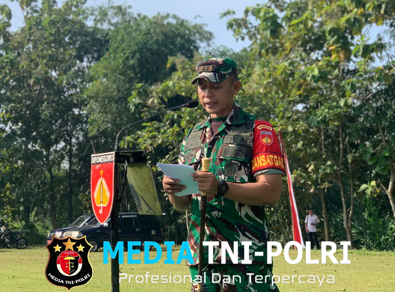 Dandim Wonogiri Bacakan Amanat Panglima Kodam IV/Diponegoro, TMMD di Desa Giriyoso Resmi di Tutup