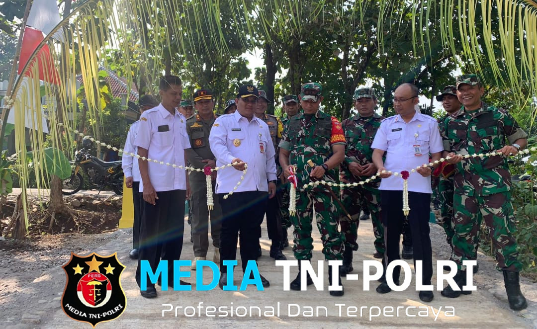 Jalan Penghubung Antar Kecamatan Hasil TMMD Sengkuyung Tahap II Kodim Wonogiri Resmi di Buka