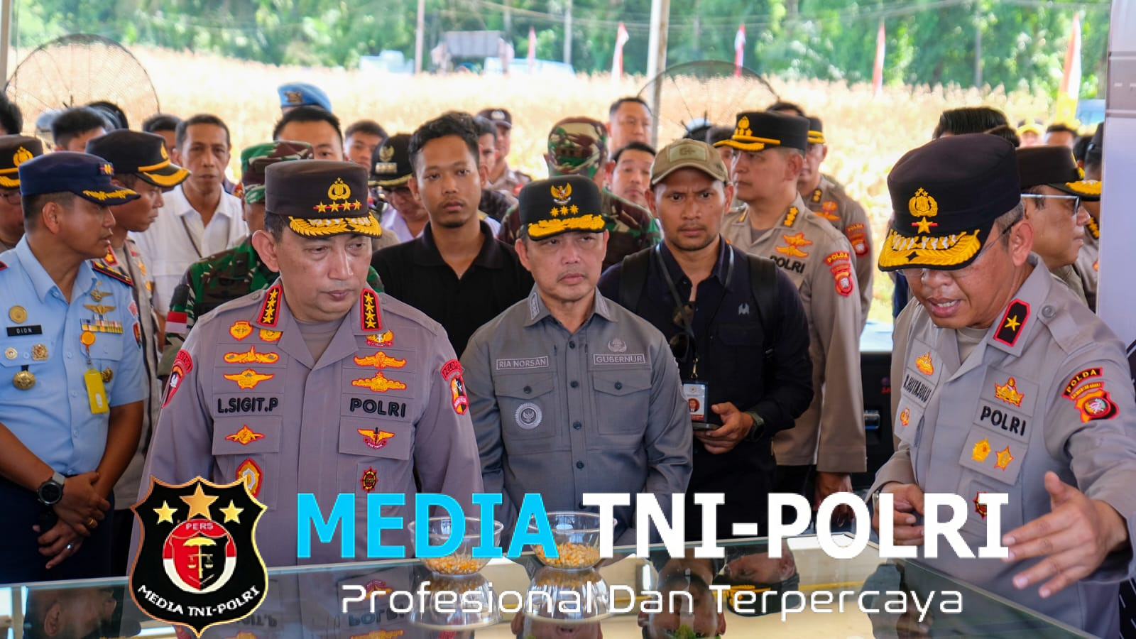 Jelang Panen Raya Jagung, Kapolri Turun Langsung Cek Lokasi ke Kalbar