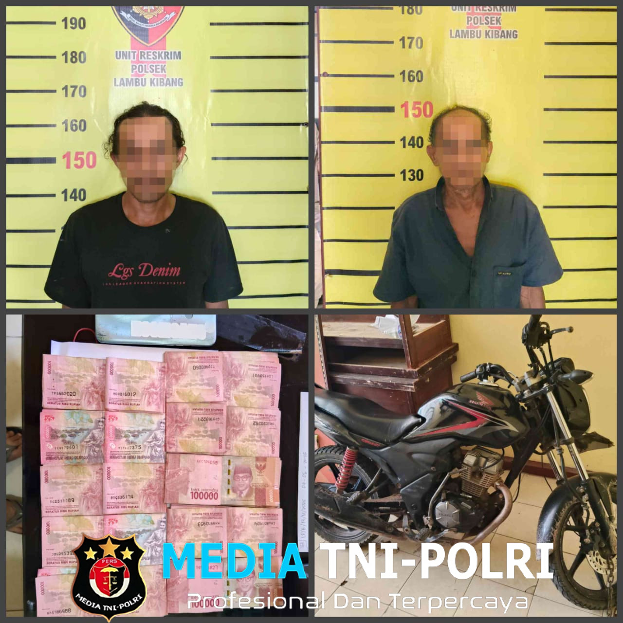 Polsek Lambu Kibang Berhasil Amankan Pelaku Pemerasan di Kecamatan Way Kenanga