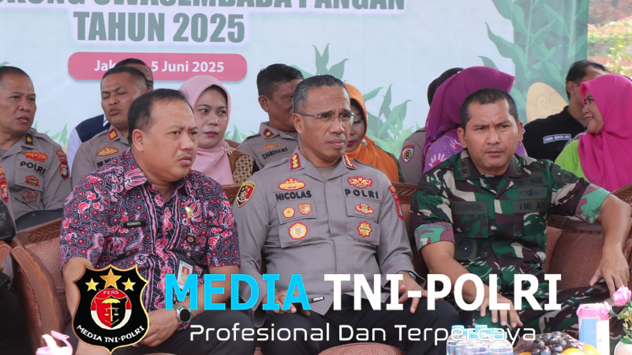 Kapolres Metro Jakarta Timur Ikuti Zoom Panen Raya Jagung Nasional Dipimpin Presiden RI